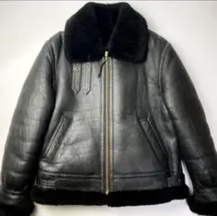 【羊革】ムートン フライトジャケット b-3 レザージャケット シープスキン