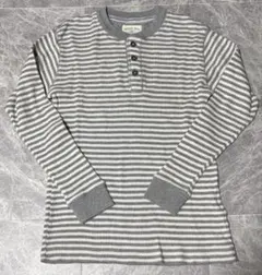 OLD UNIQLO 00s Y2K ヘンリーネック サーマル カットソー