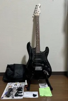 SELDER エレキギター 6弦 ホワイト ブラック KORG チューナー SELDER エレキギター 6弦 ホワイト ブラック KORG チューナー - メルカリ