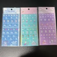 ハローキティ　タイルシール　サンリオ　3種類セット