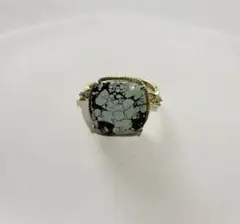 新品未使用　ターコイズストーンリング　シルバー925 フリーサイズ