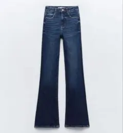 ZARA フレアパンツ　フレアデニムパンツ