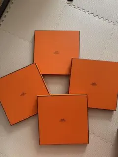 HERMES オレンジ ギフトボックス 4個セット