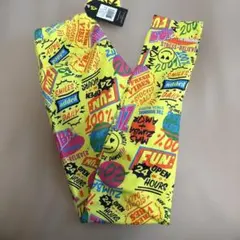 【 Zumba 】ハイウエストアンクルレギンス イエロー・ニコちゃんマーク