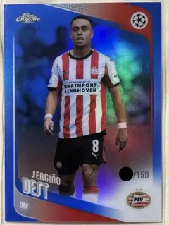150枚限定 Sergiño Dest Topps Chrome UEFA