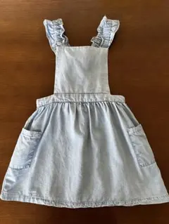 ZARA キッズ デニム ジャンバースカート 104cm