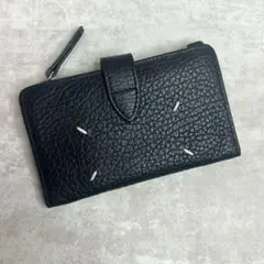 人気✨メゾンマルジェラ 4ステッチ ジップウォレット フラグメント