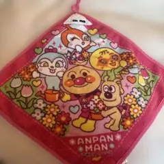 アンパンマン　ループ付き　タオル