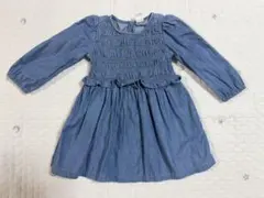 baby GAP ワンピース　デニム風　18-24m 90cm