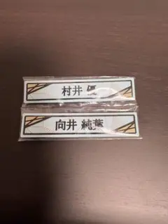 櫻坂46 櫻坂くじ 向井純葉 村井優 ケーブルクリップ