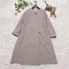 美品✨GEORGES RECH 上品Aラインコート 38 ベージュ 体型カバー