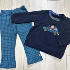 【上下セット】ファミリア familiar トレーナー80 パンツ90