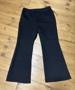 GU フレアジーンズ ブラック