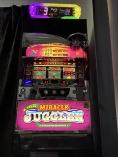 パチスロ実機【スーパーミラクルジャグラー】 コイン機