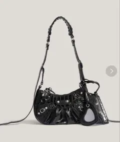 黒 ショルダーバッグ y2k 韓国