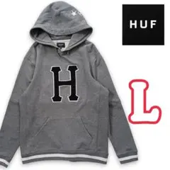 レア！ハフ HUF Hロゴワッペン ファイブスター パーカー