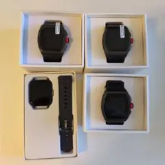 スマートウォッチ 紺色1点　黒色3点