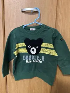 DOUBLE.B 90サイズ グリーントレーナー