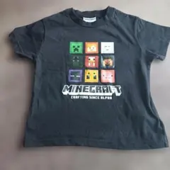Minecraft Tシャツ 130サイズ 黒