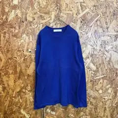 GREEN LABEL RELAXING ニット セーター コットン ブルー