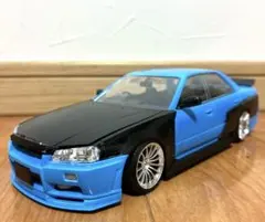 アオシマ 1/24スケール日産スカイライン (ER34) ユーラスレーシング仕様のサムネイル