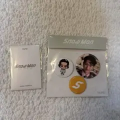 Snow Man　ポップアップ 缶バッチ　フォトカ 台湾　台北　岩本照