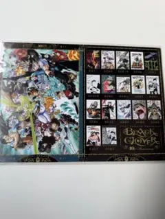 ブラッククローバー　10周年記念イラスト　クリアスタンド