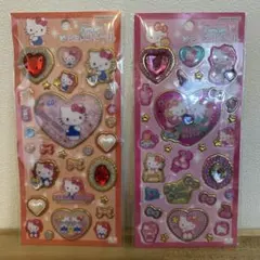 サンリオ ハローキティ キラキラジュエルシール 2点まとめ売り
