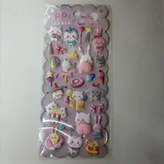 ボンボンドロップシール　おしりシール１　可愛い動物キャラクター ステッカー