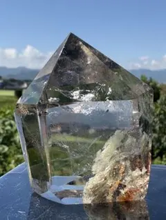 天然白水晶景石 レインボー入り 多面結晶 約6cm 天然原石 天然白水晶景石 レインボー入り 多面結晶 約6cm 天然原石 - メルカリ