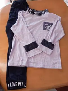 パジャマ ルームウェア ピンクラテ 上下セット 長袖 未使用