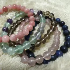 天然石ブレスレット 5点セット パワーストーン まとめ売り