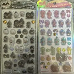 うるちゅるポップシール モンチッチ モノトーン レインボー