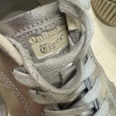 Onitsuka Tiger　DELECITY　25.5cm　厚底　シルバー
