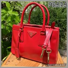 ✨極美品✨PRADA プラダ ガレリア ショルダーバッグ サフィアーノ 8-6