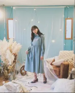 POPPY あさぎーにょ ペイントフルーツロングワンピース - メルカリ