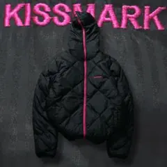 00s archive ダウンジャケット ダイヤ チェック柄 ピンク 短丈 平成