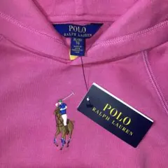 ☆新品☆未使用☆ポロラルフローレン　ピンク　キッズ　ＸＬパーカー
