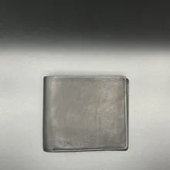 【美品】アクアスキュータム Aquascutum 二つ折り財布 本革 ブラックのサムネイル