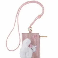 台湾スタバ 2026 猫 しっぽ IDホルダー カードケース 桜 正規品