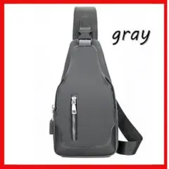 ボディバッグ メンズ 斜めがけ ワンショルダー 軽量 コンパクト USBポート