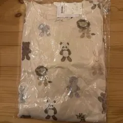 新品未使用　ジェラートピケ　ぬいぐるみ柄　ロングワンピース　ロングドレス