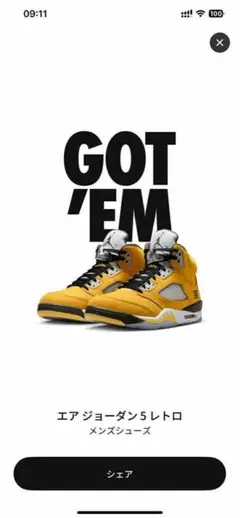 エアジョーダン 5 レトロ メンズシューズ