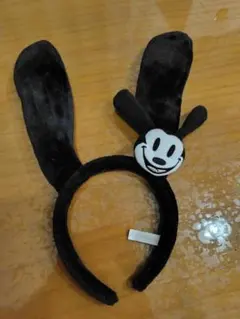 Disney ミッキー耳付きカチューシャ ブラック