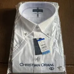 新品　CHRISTIAN ORANI ストライプ 半袖　ワイシャツ 4L