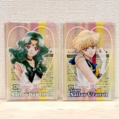 ウラヌス ネプチューン 2点 ★ 明治 きのこの山 クリアカード おまけの空箱