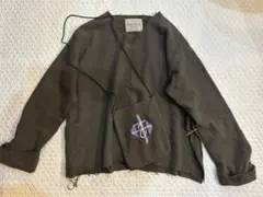 SUNSEA shrinkage Blouson ウール 青 サイズ3 短丈 - メルカリ