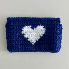 ハンドメイド デジカメケース カバー 編み物 ハート