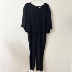 美品✨ カデュネ デコルテオールインワン サロペット ワイドパンツ