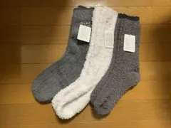 ジェラートピケ　ルームソックス３点セット